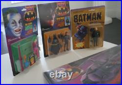 BATMAN 1989 Figure LOT, JOKER, Bob, Bruce Wayne UNPUNCHED, Dark Knight BATCOPTER
