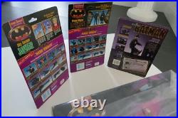 BATMAN 1989 Figure LOT, JOKER, Bob, Bruce Wayne UNPUNCHED, Dark Knight BATCOPTER