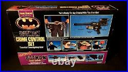 BATMAN Crime Control Set Dark Knight By Kenner 1990 MIB Still Sealed