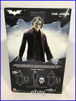 BATMAN Dark Knight Joker Movie Masters Action Figure Wave 1 No Holes Recalled