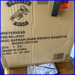 BATMAN Dark Knight TWEETERHEAD MAQUETTE 103/460 Muddy Variant ED STATUE NEW 1/6 BATMAN Dark Knight TWEETERHEAD MAQUETTE 103/460 Muddy Variant ED STATUE NEW 1/6