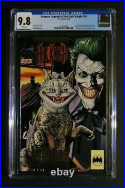 BATMAN LEGENDS OF THE DARK KNIGHT #50 CGC 9.8 NM Brian Bolland Joker Cover 1993