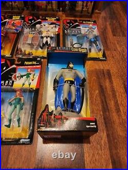 BATMAN THE ANIMATED SERIES Lot of 7 Action Figures KENNER & Coin Bank NEW