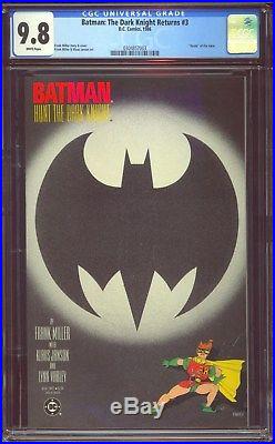 BATMAN THE DARK KNIGHT RETURNS #1-4 (1986 D. C.) ALL CGC 9.8 W. P. ALL 1st PRINTS