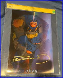 BATMAN THE DARK KNIGHT RETURNS 1 CGC SS Signed Art Print Frank Miller LENTICULAR