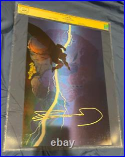 BATMAN THE DARK KNIGHT RETURNS 1 CGC SS Signed Art Print Frank Miller LENTICULAR