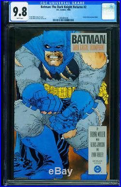 BATMAN THE DARK KNIGHT RETURNS #2 CGC 9.8 1986-Frank Miller 1280483006