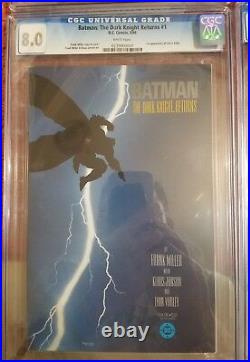 BATMAN THE DARK KNIGHT RETURNS CGC Full series 1-4 Grade 8-9.2