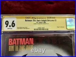 BATMAN THE DARK KNIGHT RETURNS Full series all CGC 9.6 Signed by Frank Miller