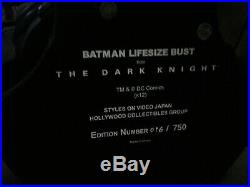 BATMAN The Dark Knight 11 full scale bust life size HCG Rises Christian Bale