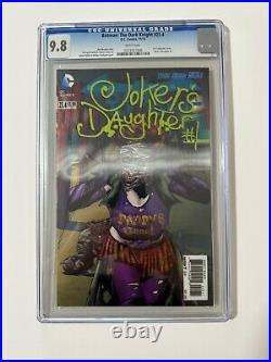 BATMAN The Dark Knight #23.4 Joker's Daughter #1 Lenticular 3D Cover CGC 9.8 WP
