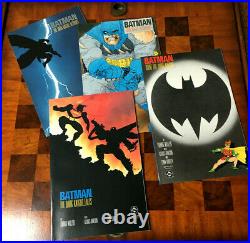 BATMAN The Dark Knight Returns 10th Ann Edi Hard Cov Slipcase MIN + 4 org comics