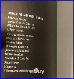 BATMAN The Dark Knight Returns (1986 DC) - #1 2 3 4 - FULL Series - #1 1st NM
