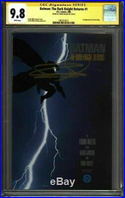 BATMAN The Dark Knight Returns #1 CGC 9.8 SS Signed MILLER (1961014011)