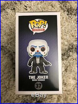 Bank Robber The Joker Funko Pop 37 The Dark Knight Rare Great Condition Joker