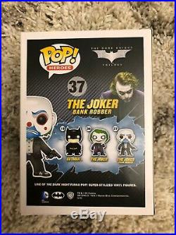 Bank Robber The Joker Funko Pop 37 The Dark Knight Rare Great Condition Joker