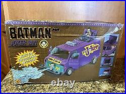Batman 1990 Vintage The Joker Van -DC Comics Kenner with Box Missing Pieces