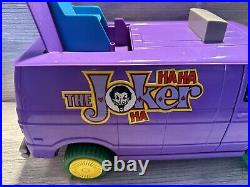 Batman 1990 Vintage The Joker Van -DC Comics Kenner with Box Missing Pieces