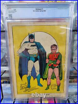 Batman #1 (1940) Cgc Grade 1.8 1st Appearance Of Joker & Catwoman