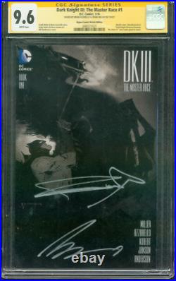 Batman 1 Dark Knight III CGC 2XSS 9.6 Frank Miller Auto Hypno Sketch Variant