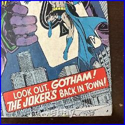 Batman #251 (1973) Classic Neal Adams Joker Cover