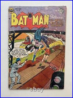Batman #74 The Movie That Killed Batman Golden Age 1952 Joker Appearance
