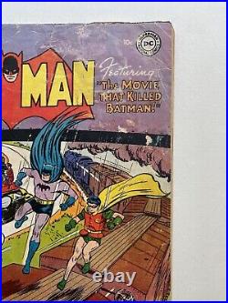 Batman #74 The Movie That Killed Batman Golden Age 1952 Joker Appearance