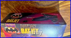 Batman Batjet from The Dark Knight Collection 1990 Kenner +Action Figure MOC