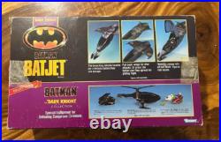 Batman Batjet from The Dark Knight Collection 1990 Kenner +Action Figure MOC