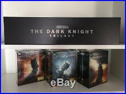 Batman Begins The Dark Knight Bluray HDZeta steelbook collections with Motherbox