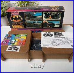 Batman Dark Knight Collection Batmobile 63240 1990 Kenner Complete Vintage