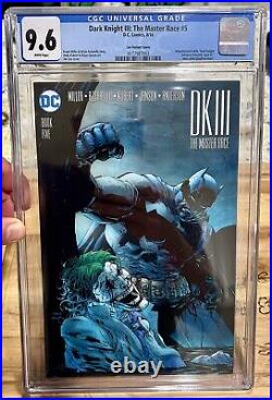 Batman Dark Knight III The Master Race #5 1500 Jim Lee Variant CGC 9.6