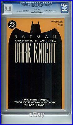 Batman Legends Of The Dark Knight 1 Cgc 9.8 Lot Set Of 4 All Color Cvr Variants