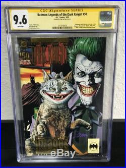 Batman Legends Of The Dark Knight #50! Cgc SS 9.6! Signed By Jim Lee! Joker! DC