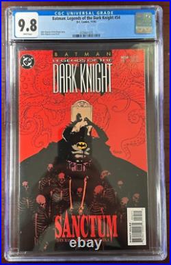 Batman Legends Of The Dark Knight #54 Cgc 9.8 Wp Nm/m 1993 Sweet Mignola Cover