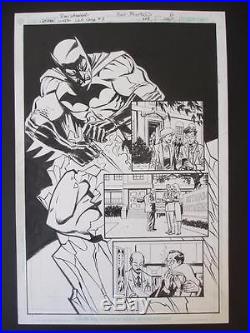 Batman Legends of The Dark Knight #203 ORIGINAL ART Splash Page #6 Ron Wagner