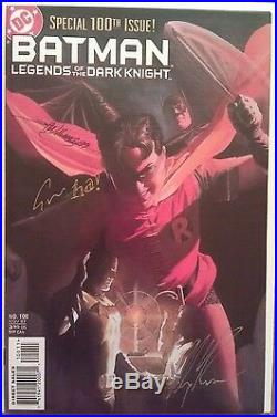 Batman Legends of The Dark Knight complete 1st print series with signatures