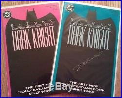 Batman Legends of The Dark Knight complete 1st print series with signatures
