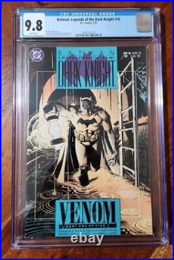 Batman Legends of the Dark Knight # 16 1st appearance Bane Venom 1991 CGC 9.8 DC