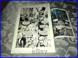 Batman Legends of the Dark Knight 1989 Original Art Storyboard Offset DC Comics