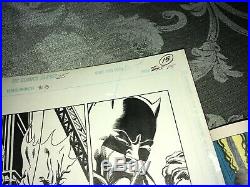 Batman Legends of the Dark Knight 1989 Original Art Storyboard Offset DC Comics