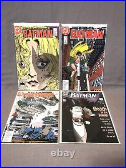 Batman Lot Of 38 Books #401-501 80s-90s Post-Crisis 1st Tim Drake Robin