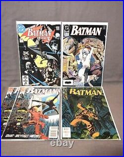 Batman Lot Of 38 Books #401-501 80s-90s Post-Crisis 1st Tim Drake Robin