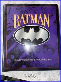 Batman Saga Of The Dark Knight Binder & 300+ Cards