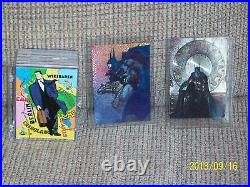 Batman Saga of the Dark Knight trading cards