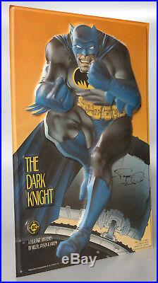 Batman The DARK KNIGHT 3D Vacuform Comic Shop Display Signed FRANK MILLER Rare