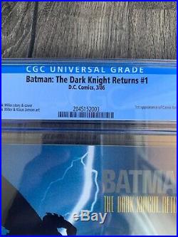 Batman The Dark Knight #1 (1986, DC) CGC 9.8 GEM WP 1st Print CLEAN MILLER