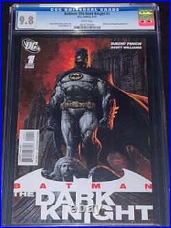 Batman The Dark Knight #1 CGC 9.8 Finch Cover 2011