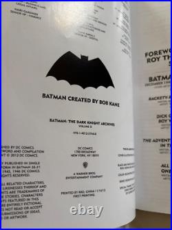 Batman The Dark Knight Archives Volume 7 & 8 DC hardcover 1st print