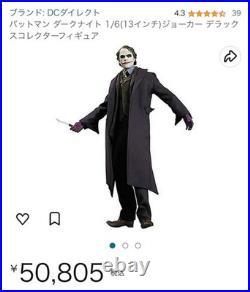 Batman/The Dark Knight Deluxe 13 Collector Figure Joker #6a7541